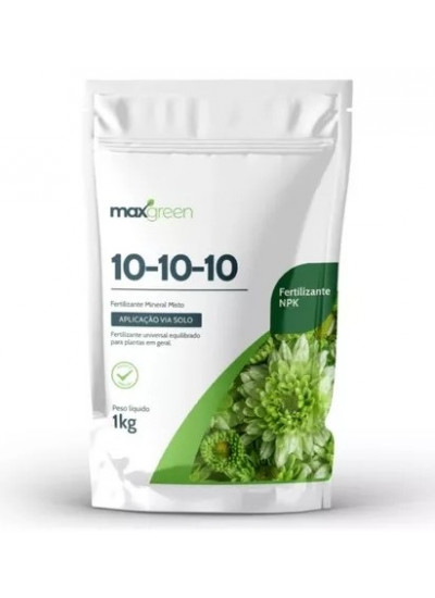 Adubo Maxgreen NPK 10-10-10 - 1kg