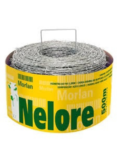 Arame Farpado Rolo 500 metros 1.6 250 kgf Nelore - Morlan