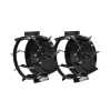 Conjunto de rodas de ferro para arado de aiveca Motocultivador sem eixo para pneus Aro 8" - 1