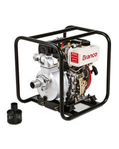 Motobomba a Diesel Autoescorvante Partida Manual 2" x 2" - BD 710 CF - Branco