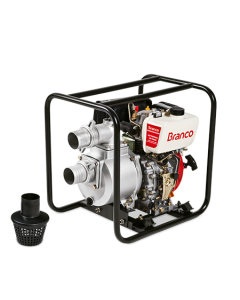 Motobomba a Diesel Autoescorvante Partida Manual 3" x 3" - BD 705 CF - Branco