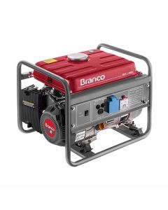 Gerador de Energia a Gasolina Mono 1,3 KVA 220v Partida Manual B4T-1300 - Branco