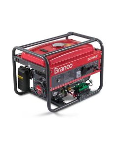 Gerador de Energia a Gasolina Mono 2 KVA 110/220v Partida Elétrica B4T-2500 - Branco