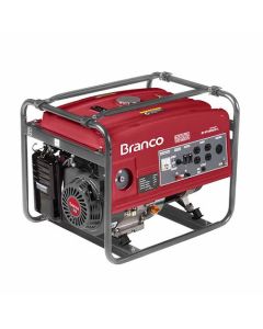 Gerador de Energia a Gasolina Mono 4 KVA 110/220v Partida Manual - B4T5000 - Branco