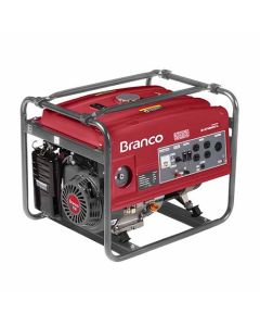 Gerador de Energia a Gasolina Mono 5 KVA 110/220v Partida Elétrica - B4T-6500 E - Branco