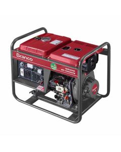 Gerador de Energia a Diesel Mono 3,3 KVA 110/220v Partida Elétrica BD-4000 - Branco