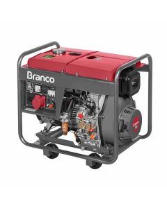 Gerador de Energia a Diesel Tri 8 KVA 220v Partida Elétrica BD-8000 E3 - Branco