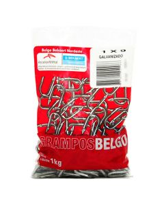 Grampo para cerca polido 1 x 9 - 1 kg - Belgo