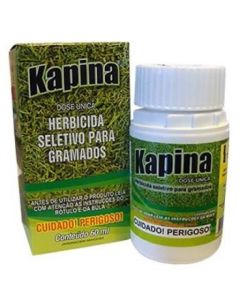 Herbicida Kapina Tradicional - SELETIVO para GRAMAS DIVERSAS - 60 ml