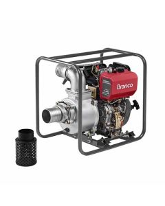 Motobomba a Diesel Autoescorvante Partida Manual 4" x 4" - BD 700 CF - Branco 