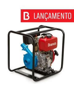 Motobomba a Diesel Centrífuga Partida Manual 2 1/2" x 2" - BD 716 - Branco                