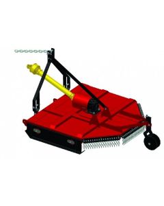 Roçadeira Hidráulica para trator RT 1800 com cardan, roda guia e regulagem de altura - Maqtron